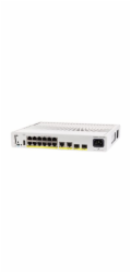 Cisco Catalyst 9200CX - Network Advantage - přepínač - kompaktní - L3 - řízený - 12 x 10/100/1000 (PoE+) + 2 x 1000Base-T + 2 x 10 Gigabit SFP+ (uplink) - Lze montovat do rozvaděče - PoE+ (240 W)