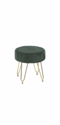 Pouf Domoletti 53000009201, tmavě zelený, 38 x 38 x 40 cm