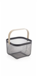 Košík Domoletti, ocel, 25 cm x 24,5 cm