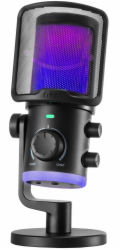 Fifine Studiový kondenzátorový mikrofon AM6 s RGB potlačením šumu