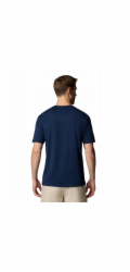 Columbia Tričko Path Lake II Graphic 1934814468 Navy Blue L