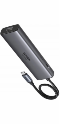 Ugreen REVODOK 6-v-1 4K@60HZ HDMI ETH DOCK dokovací stanice šedá