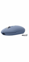 Trust Seron Slim/Kancelářská/Optická/3 200 DPI/USB+BT/Modrá