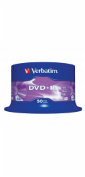 VERBATIM DVD+R(50-Pack),Spindl/MattSlvr/16x/4.7GB