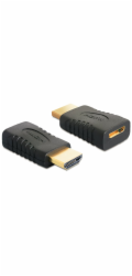 Delock adaptér HDMI-C  mini samice >  HDMI-A samec