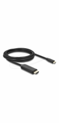 Delock - Kabel adaptéru - USB-C s piny (male) do HDMI s piny (male) - 2 m - cerná - podpora 4K144Hz (3840 x 2160), podpora 8K60Hz (7680 x 4320), podpora režimu DP Alt