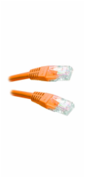 XtendLan Patch kabel Cat5e UTP 0,5m - oranžový