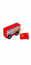 Bigjigs Toys Dřevěný londýnský autobus