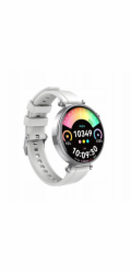 XO Chytré hodinky GT4 Mini Amoled stříbrné