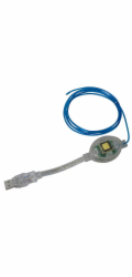 Svítící kabel 1.8m  modrý  napájený z US
