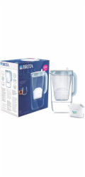 Brita Skleněná filtrační konvice o objemu 2,5 l + 2 patrony PRO Pure Performance