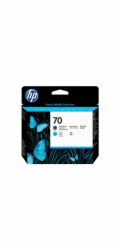 HP 70 Black matte + Cyan DJ Printhead, C9404A