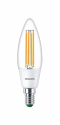 LEMP LED E14 B35 2,3W 3000K 485LM FIL