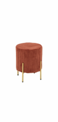 Pouf Domoletti 53000009209, oranžový, 35 x 35 x 40 cm