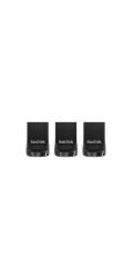 SanDisk Ultra Fit - Jednotka USB flash - 32 GB - USB 3.1 - černá (balení 3)