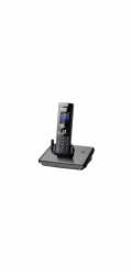 HP Poly VVX D230 - Bezdrátový telefon s identifikací volajícího - DECT - 3-cestný možnost volání - provoz 8 linek - černá