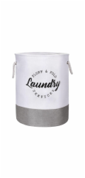 TAŠKY NA PRANÍ DOMOLETTI 40X40X50CM TEXT