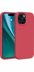 Silikonové TPU pouzdro Etteri pro iPhone 15 raspberry