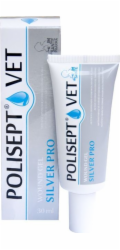 JM SANTE Polisept Vet Wound gel Silver Pro - gelový obvaz pro psy a kočky – 30 ml