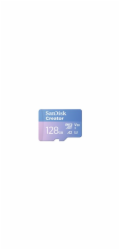 SanDisk Creator - Paměťová karta flash (adaptér microSDXC na SD zahrnuto) - 128 GB - A2 / Video Class V30 / UHS-I U3 - microSDXC UHS-I