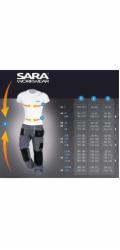 SARA Pracovní kalhoty Sara Workwear, modré, velikost XXL