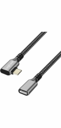 LogiLink Kabel USB 3.2 gen2 Type-C na USB-C/F, PD, 0,5 m