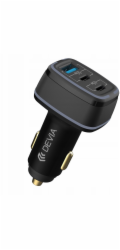 Deví nabíječka do auta Extreme Speed Series 115W USB+2C Fast Car Charger - Black