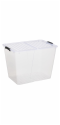 Úložný box s víkem Plast Team, 65 l, 56,7 x 39,6 x 41,7 cm