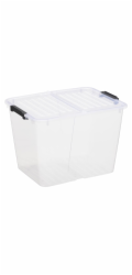 Úložný box s víkem Plast Team, 30 l, 43x33x30 cm
