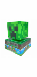 Kids Euroswan Minecraft 3D lampa s budíkem