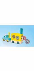 Playmobil 71702 Junior: Verrückter Donut Truck mit Stapel- und Sortierfunktion
