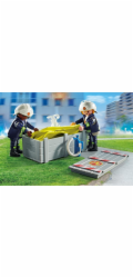 Playmobil 71465 City Action Feuerwehrleute mit Luftkissen