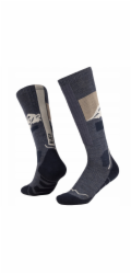 Buff Ponožky Merino Heavyweight nad lýtka 138872779 tmavě modré 39-41