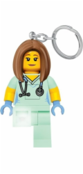 LEGO Classic KE156 Přívěsek na klíče zdravotní sestra s baterkou