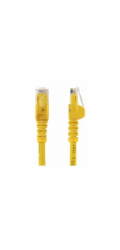Startech 1m CAT6 Ethernet Cable, 10 Gigabit Snagless RJ45 650MHz 100W PoE Patch Cord, CAT 6 10GbE UTP Network Cable w/Strain Relief, Yellow, Wiring is UL Certified/TIA - Category 6 - 24AWG (N6PATC1MYL