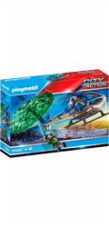Playmobil 70569 City Action - Polizei-Hubschrauber: Fallschirm-Verfolgung