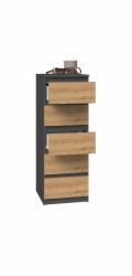 Topeshop W5 ANT/ART KPL komoda