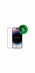 dbramante1928 Eco-shield - Ochrana obrazovky pro mobilní telefon - barva rámu černá - pro Apple iPhone 14 Pro