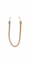 Šňůra na záclony Luance COT, 1,6 cm, šampaňská