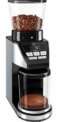 Melitta Mlýnek na kávu Calibra (černý/nerezový, 160 W, integrovaná digitální váha)