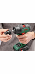 Bosch Powertools Akumulátorová vrtačka/šroubovák AdvancedDrill 18 (zeleno-černá, 2x Li-ion baterie 2,5 Ah, pouzdro, POWER FOR ALL ALLIANCE)