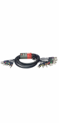 Stagg SML3/16P8PS E, kabel 16x mono JACK/8x stereo JACK, 3m