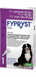 FYPRYST 402mg XL (40-60kg) - kapky proti blechám a klíšťatům pro psy – 1x4,02ml