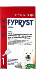 FYPRYST 67mg S (2-10kg) - kapky proti blechám a klíšťatům pro psy – 1x0,67ml