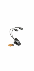 K&M 12271 Notenpultleuchte Twin Head Pro