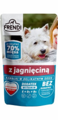 FRENDI Kousky v jemné omáčce s jehněčím masem - Mokré krmivo pro psy - 100 g