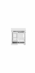 DEEPCOOL Case CL660 WH, ATX, Průhledná bočnice, bílá