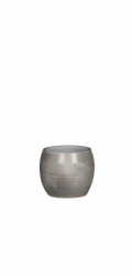 Hrnec Mica Lester, keramika, O 16 cm, světle šedý