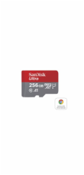 SanDisk Ultra - Paměťová karta flash (adaptér microSDXC na SD zahrnuto) - 256 GB - A1 / UHS Class 1 / Class10 - microSDXC UHS-I