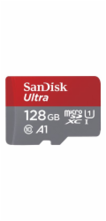 SanDisk Ultra - Paměťová karta flash (adaptér microSDXC na SD zahrnuto) - 128 GB - A1 / UHS-I U1 / Class10 - microSDXC UHS-I